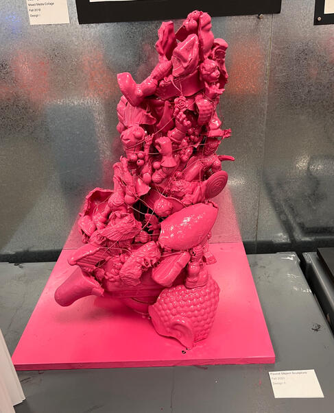 Sean Godfrey, "Found Object Sculpture", 2020. Collage.